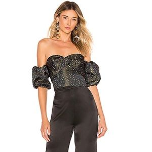 Amur Olena Top in Black-size small